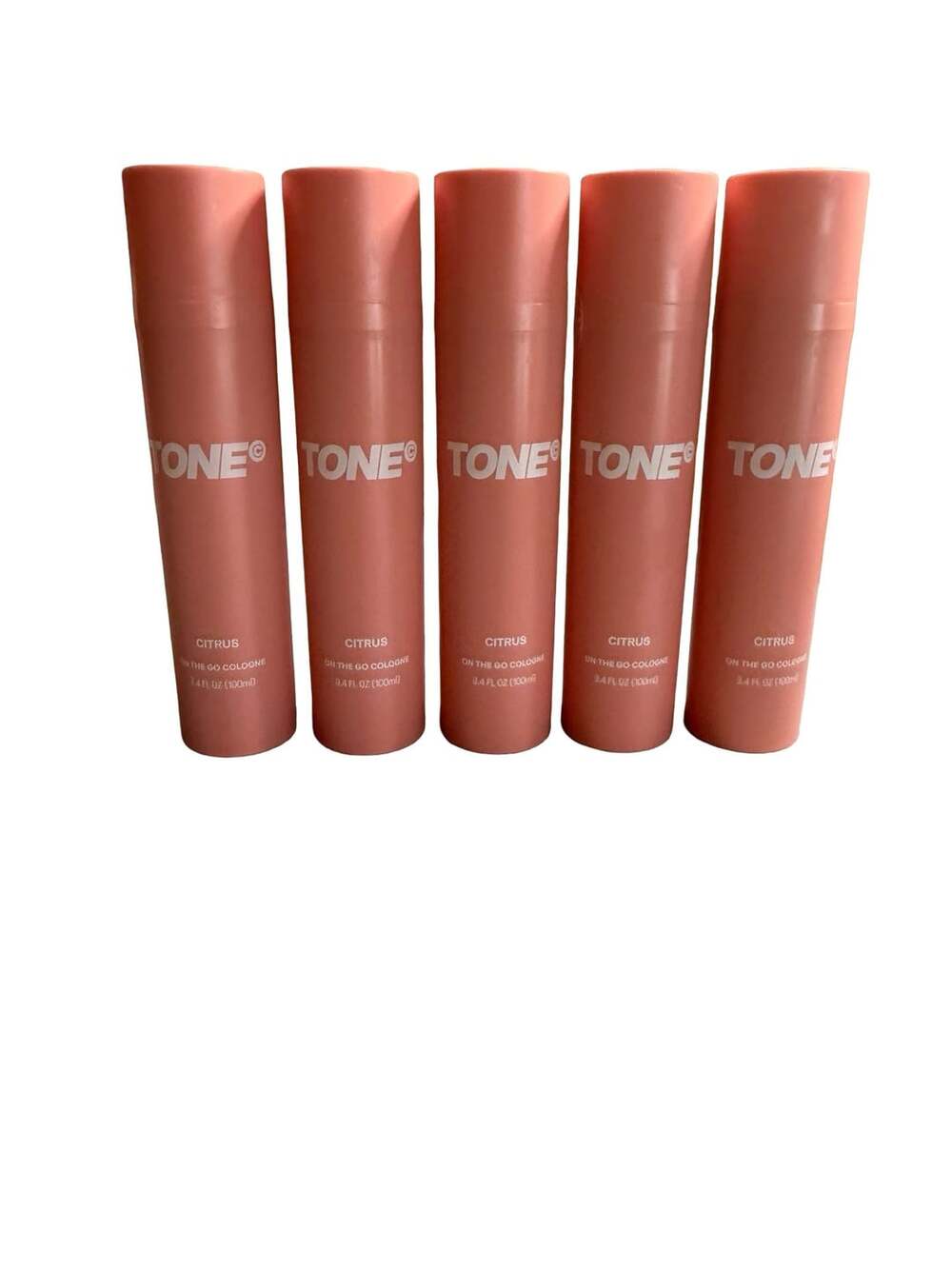 TONE Citrus On-The-Go Cologne - Travel Size - 100ml (Set of 5)